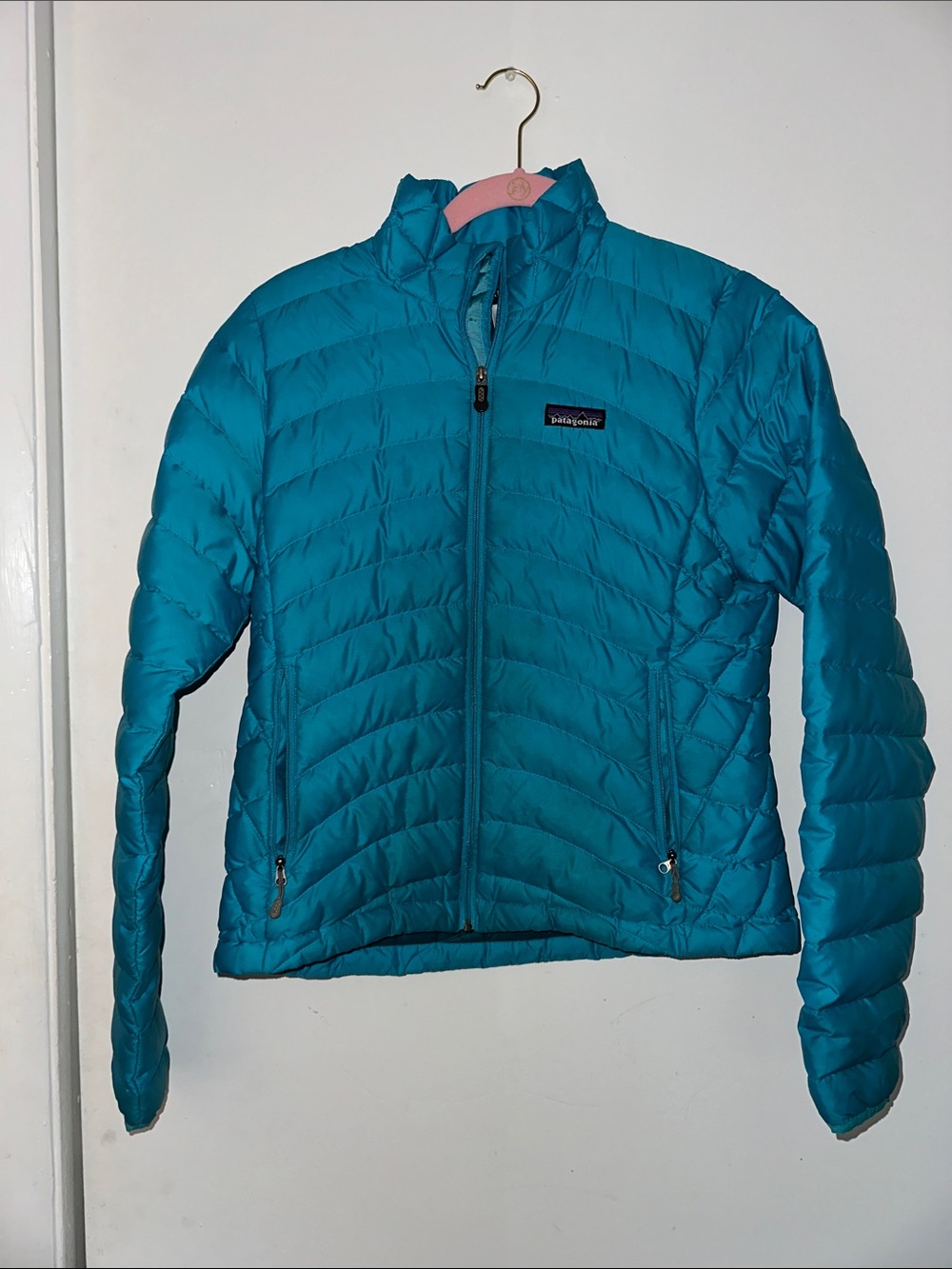 Patagonia Women’s Teal Puffer Jacket